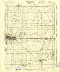 Urbana Illinois Historical topographic map, 1:62500 scale, 15 X 15 Minute, Year 1906