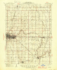 Urbana Illinois Historical topographic map, 1:62500 scale, 15 X 15 Minute, Year 1906