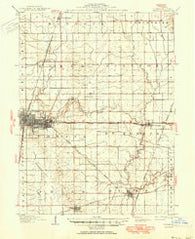 Urbana Illinois Historical topographic map, 1:62500 scale, 15 X 15 Minute, Year 1906