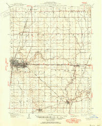 Urbana Illinois Historical topographic map, 1:62500 scale, 15 X 15 Minute, Year 1906