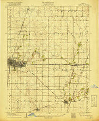 Urbana Illinois Historical topographic map, 1:62500 scale, 15 X 15 Minute, Year 1906