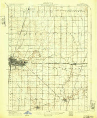 Urbana Illinois Historical topographic map, 1:62500 scale, 15 X 15 Minute, Year 1906