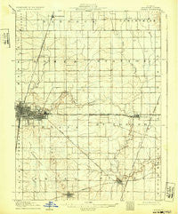 Urbana Illinois Historical topographic map, 1:62500 scale, 15 X 15 Minute, Year 1906