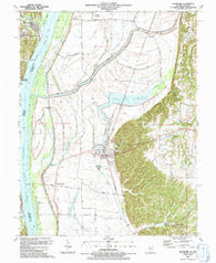 Valmeyer Illinois Historical topographic map, 1:24000 scale, 7.5 X 7.5 Minute, Year 1991