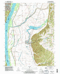 Valmeyer Illinois Historical topographic map, 1:24000 scale, 7.5 X 7.5 Minute, Year 1993