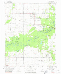 Venedy Illinois Historical topographic map, 1:24000 scale, 7.5 X 7.5 Minute, Year 1957