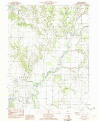 Vera Illinois Historical topographic map, 1:24000 scale, 7.5 X 7.5 Minute, Year 1982