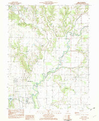Vera Illinois Historical topographic map, 1:24000 scale, 7.5 X 7.5 Minute, Year 1982