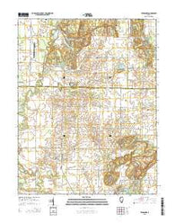 Vergennes Illinois Current topographic map, 1:24000 scale, 7.5 X 7.5 Minute, Year 2015