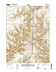 Vermont Illinois Current topographic map, 1:24000 scale, 7.5 X 7.5 Minute, Year 2015