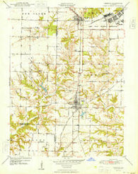 Vermont Illinois Historical topographic map, 1:24000 scale, 7.5 X 7.5 Minute, Year 1948