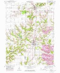 Vermont Illinois Historical topographic map, 1:24000 scale, 7.5 X 7.5 Minute, Year 1947