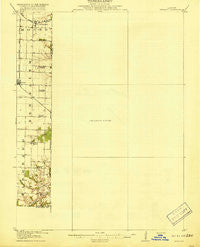 Vermont Illinois Historical topographic map, 1:62500 scale, 15 X 15 Minute, Year 1918