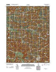 Versailles Illinois Historical topographic map, 1:24000 scale, 7.5 X 7.5 Minute, Year 2012