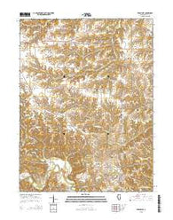 Versailles Illinois Current topographic map, 1:24000 scale, 7.5 X 7.5 Minute, Year 2015