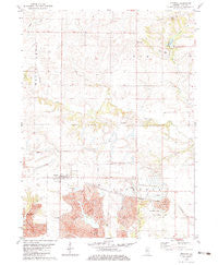 Victoria Illinois Historical topographic map, 1:24000 scale, 7.5 X 7.5 Minute, Year 1982