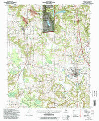Vienna Illinois Historical topographic map, 1:24000 scale, 7.5 X 7.5 Minute, Year 1996