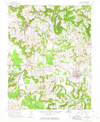 Vienna Illinois Historical topographic map, 1:24000 scale, 7.5 X 7.5 Minute, Year 1966