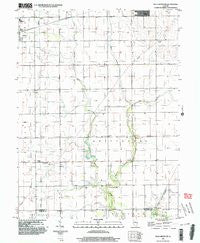 Villa Grove NW Illinois Historical topographic map, 1:24000 scale, 7.5 X 7.5 Minute, Year 1998
