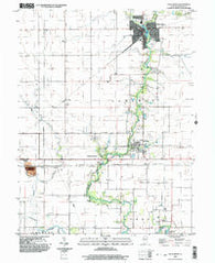 Villa Grove Illinois Historical topographic map, 1:24000 scale, 7.5 X 7.5 Minute, Year 1998