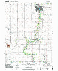 Villa Grove Illinois Historical topographic map, 1:24000 scale, 7.5 X 7.5 Minute, Year 1998