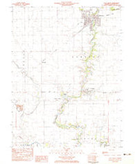 Villa Grove Illinois Historical topographic map, 1:24000 scale, 7.5 X 7.5 Minute, Year 1982