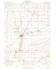 Villa Grove Illinois Historical topographic map, 1:62500 scale, 15 X 15 Minute, Year 1956