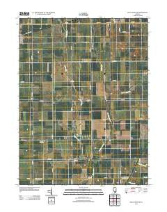 Villa Grove NW Illinois Historical topographic map, 1:24000 scale, 7.5 X 7.5 Minute, Year 2012