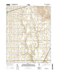 Villa Grove NW Illinois Current topographic map, 1:24000 scale, 7.5 X 7.5 Minute, Year 2015