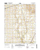 Villa Grove NW Illinois Current topographic map, 1:24000 scale, 7.5 X 7.5 Minute, Year 2015