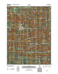 Viola Illinois Historical topographic map, 1:24000 scale, 7.5 X 7.5 Minute, Year 2012