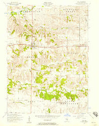 Viola Illinois Historical topographic map, 1:24000 scale, 7.5 X 7.5 Minute, Year 1953
