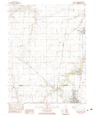 Virden North Illinois Historical topographic map, 1:24000 scale, 7.5 X 7.5 Minute, Year 1983