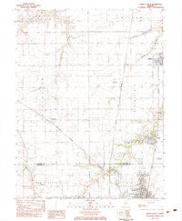 Virden North Illinois Historical topographic map, 1:24000 scale, 7.5 X 7.5 Minute, Year 1983