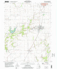 Virden South Illinois Historical topographic map, 1:24000 scale, 7.5 X 7.5 Minute, Year 1998