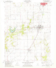 Virden South Illinois Historical topographic map, 1:24000 scale, 7.5 X 7.5 Minute, Year 1979