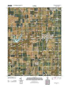 Virden South Illinois Historical topographic map, 1:24000 scale, 7.5 X 7.5 Minute, Year 2012