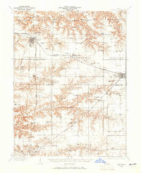Virginia Illinois Historical topographic map, 1:62500 scale, 15 X 15 Minute, Year 1932