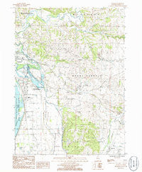 Wacker Illinois Historical topographic map, 1:24000 scale, 7.5 X 7.5 Minute, Year 1985