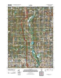Wadsworth Illinois Historical topographic map, 1:24000 scale, 7.5 X 7.5 Minute, Year 2012