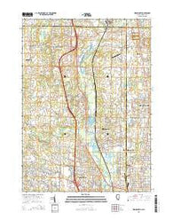 Wadsworth Illinois Current topographic map, 1:24000 scale, 7.5 X 7.5 Minute, Year 2015