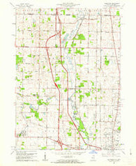 Wadsworth Illinois Historical topographic map, 1:24000 scale, 7.5 X 7.5 Minute, Year 1960