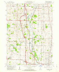 Wadsworth Illinois Historical topographic map, 1:24000 scale, 7.5 X 7.5 Minute, Year 1960