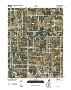 Wakefield Illinois Historical topographic map, 1:24000 scale, 7.5 X 7.5 Minute, Year 2012