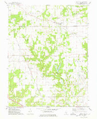 Walnut Hill Illinois Historical topographic map, 1:24000 scale, 7.5 X 7.5 Minute, Year 1974