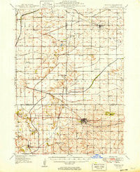Walnut Illinois Historical topographic map, 1:62500 scale, 15 X 15 Minute, Year 1949