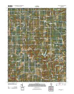 Walnut Hill Illinois Historical topographic map, 1:24000 scale, 7.5 X 7.5 Minute, Year 2012
