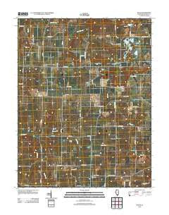 Walsh Illinois Historical topographic map, 1:24000 scale, 7.5 X 7.5 Minute, Year 2012