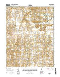 Walsh Illinois Current topographic map, 1:24000 scale, 7.5 X 7.5 Minute, Year 2015