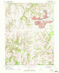 Walsh Illinois Historical topographic map, 1:24000 scale, 7.5 X 7.5 Minute, Year 1970